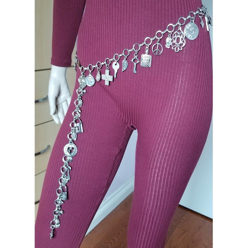 Chain Charm Belt With 45 Unique Charms